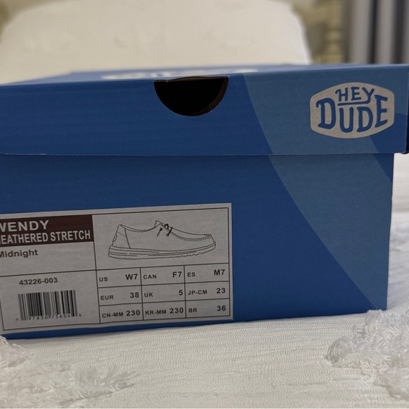 HeyDude Women's Wendy Heathered Stretch Midnight - Picture 5 of 6